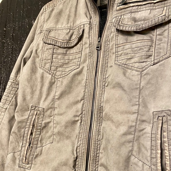 ✨FINAL PRICE🤑: Buckle Outerwear Embroidered Washed Jacket - Picture 6 of 16